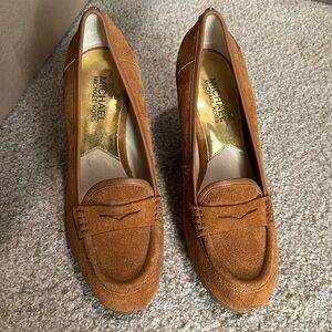 Michael Kors suede wedge size 8